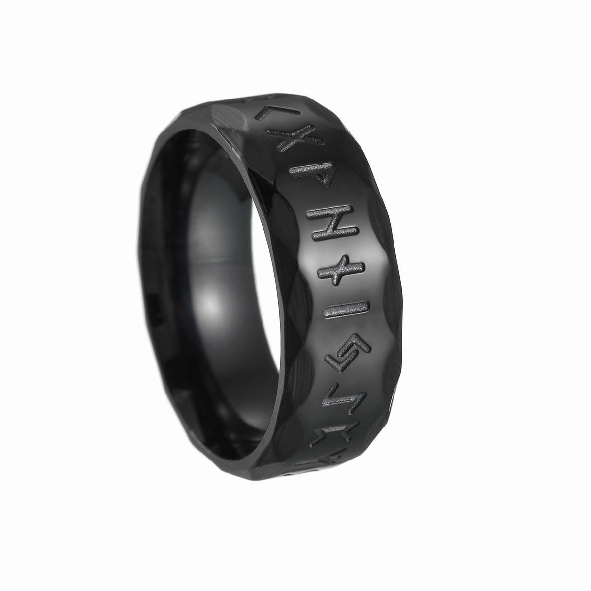 Wholesale Viking Rune Titanium Steel Vintage Men's Ring