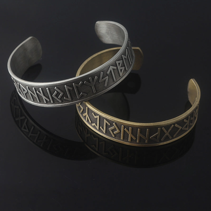 Wholesale Viking Runes Men's Alloy Bracelet