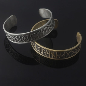 Wholesale Viking Runes Men's Alloy Bracelet