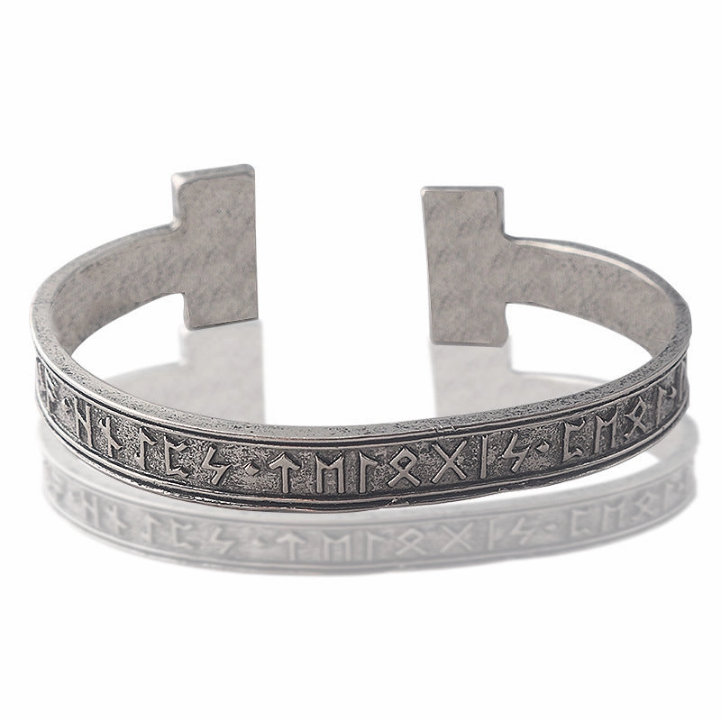 Wholesale Viking Runes Men's Alloy Bracelet