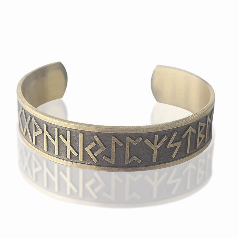 Wholesale Viking Runes Men's Alloy Bracelet