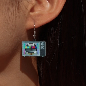 Wholesale Vintage Acrylic TV Earrings