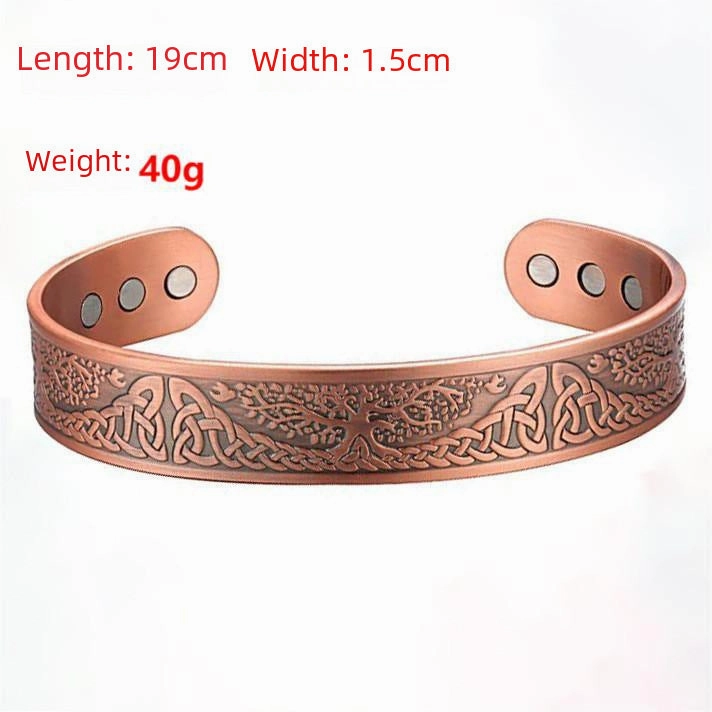 Wholesale Vintage Alloy Bracelet Magnetic Therapy Hand Ring Fashion Accessory