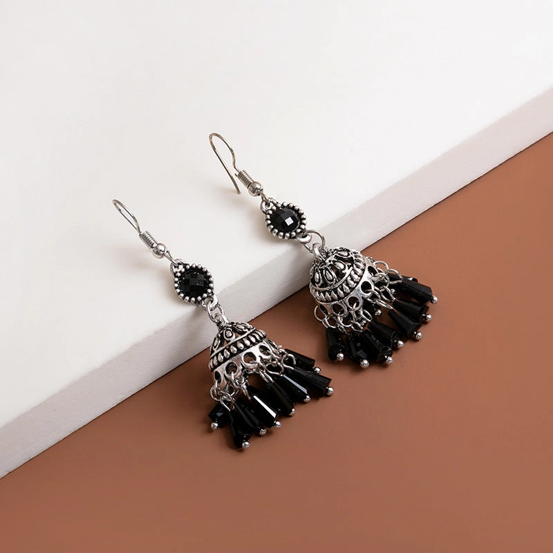 Wholesale Vintage Baroque Tassels Alloy Earrings