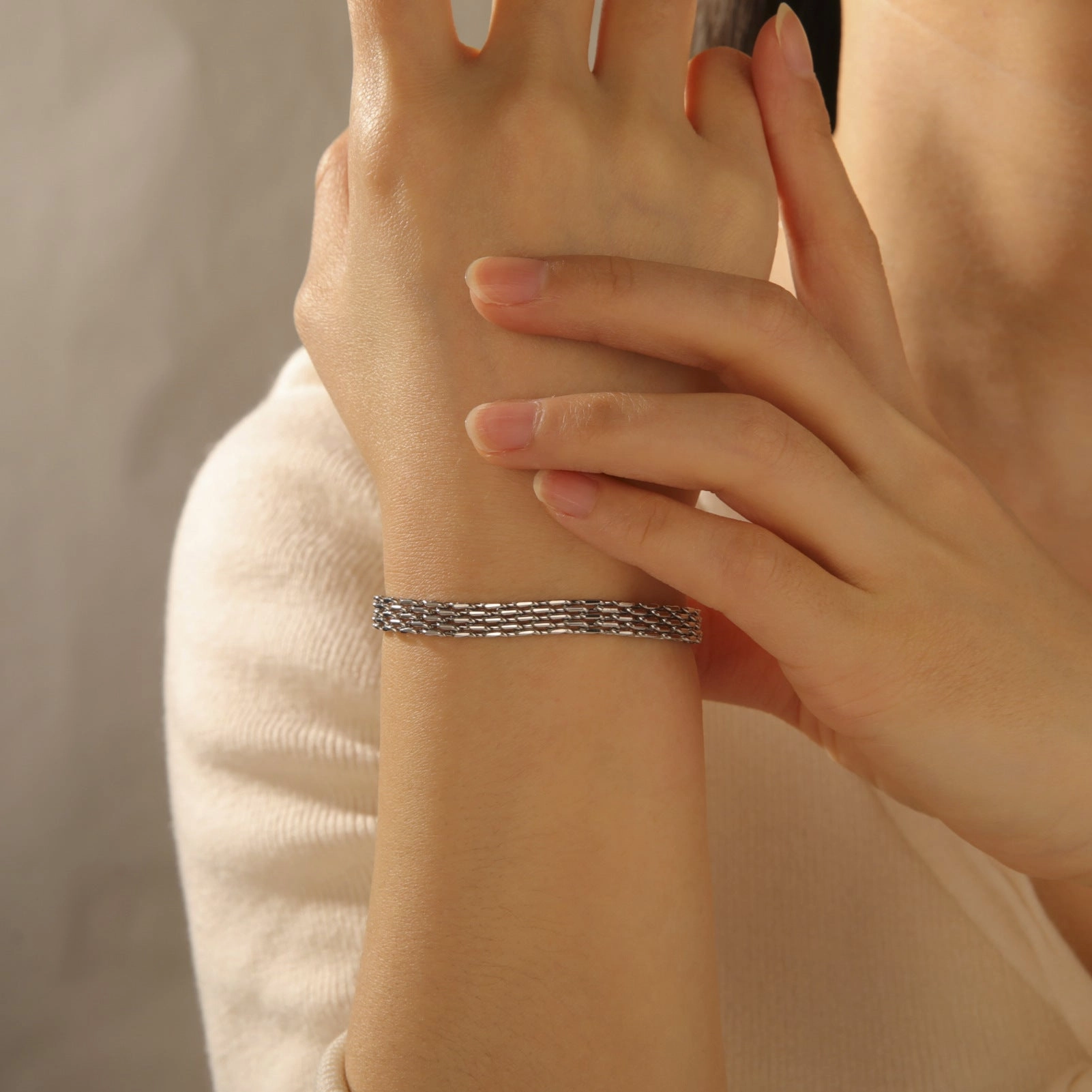 Wholesale Vintage Basque Stainless Steel Bracelet