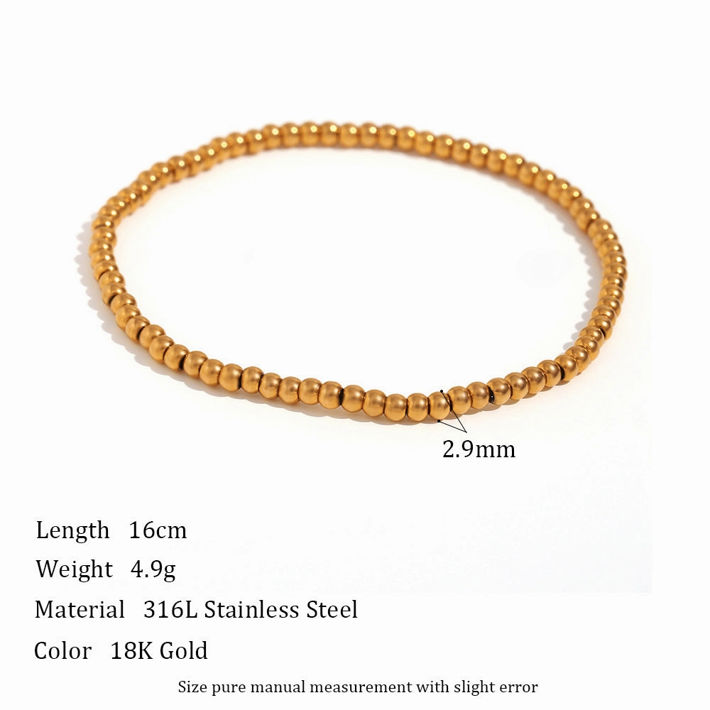 Wholesale Vintage Bead Stainless Steel Bracelet