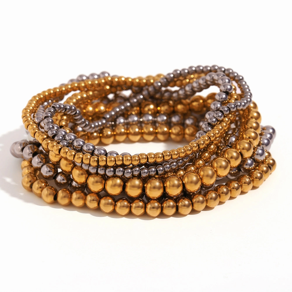 Wholesale Vintage Bead Stainless Steel Bracelet