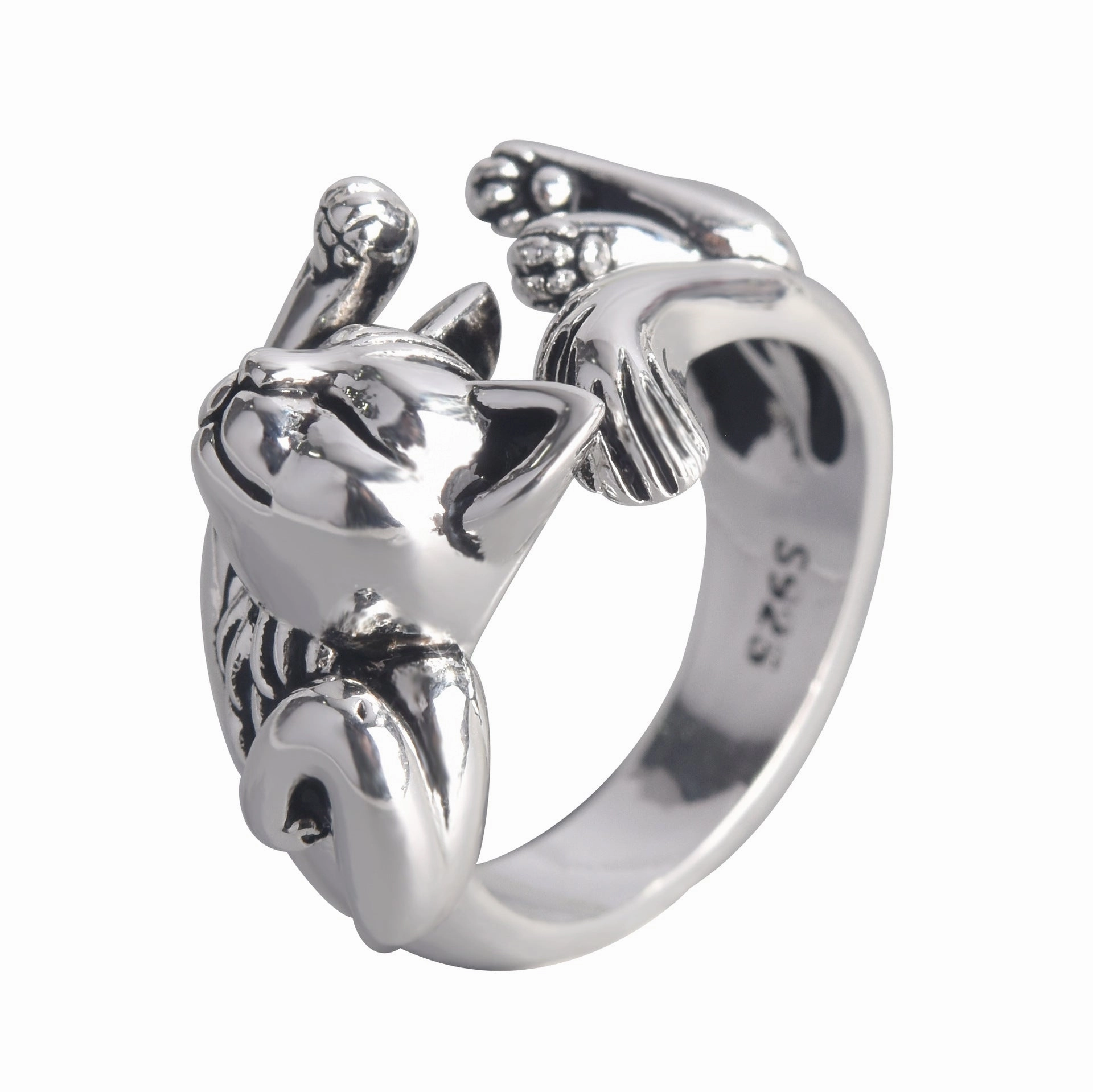 Wholesale Vintage Cat Totem Copper Rings