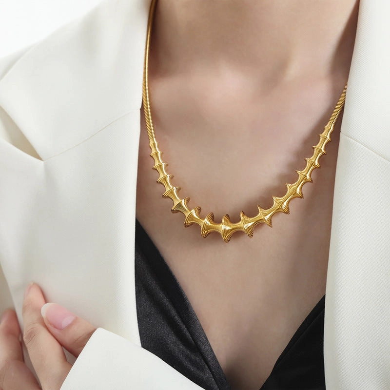 Wholesale Vintage Copper Spring Necklaces and Collarbone Chains
