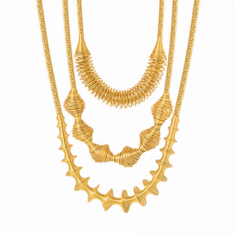 Wholesale Vintage Copper Spring Necklaces and Collarbone Chains