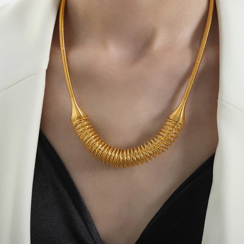 Wholesale Vintage Copper Spring Necklaces and Collarbone Chains