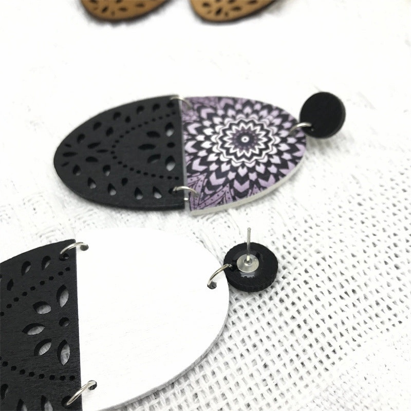 Wholesale Vintage Cotton Wood Earrings