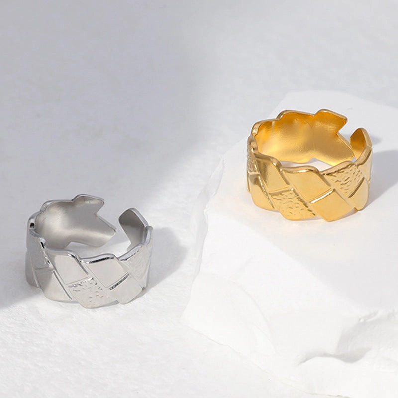 Wholesale Vintage Couple Stainless Steel Rings