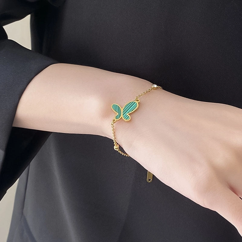 Wholesale Vintage Diamond Butterfly Bracelet