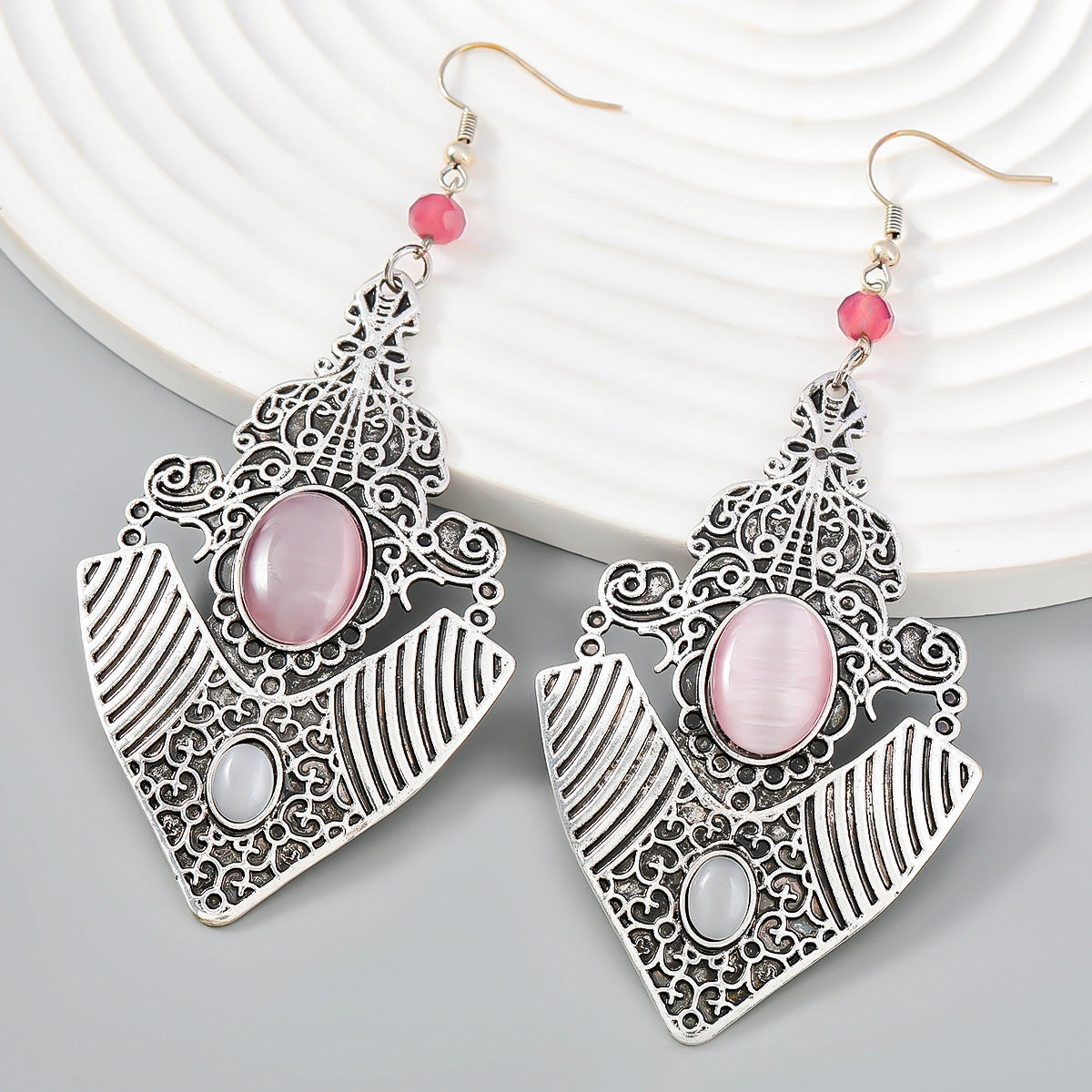 Wholesale Vintage Engraved Bohemian Alloy Earrings