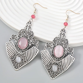 Wholesale Vintage Engraved Bohemian Alloy Earrings