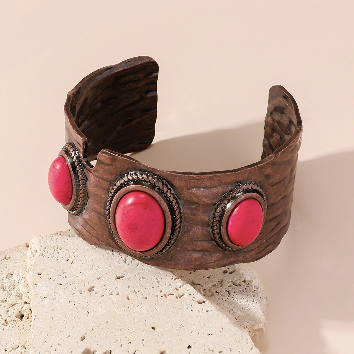 Wholesale Vintage Engraved Iron Bracelet
