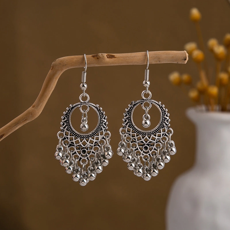Wholesale Vintage Ethnic Style Metal Tassel Alloy Earrings