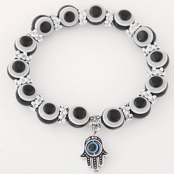 Wholesale Vintage Evil Eye Alloy Bracelet