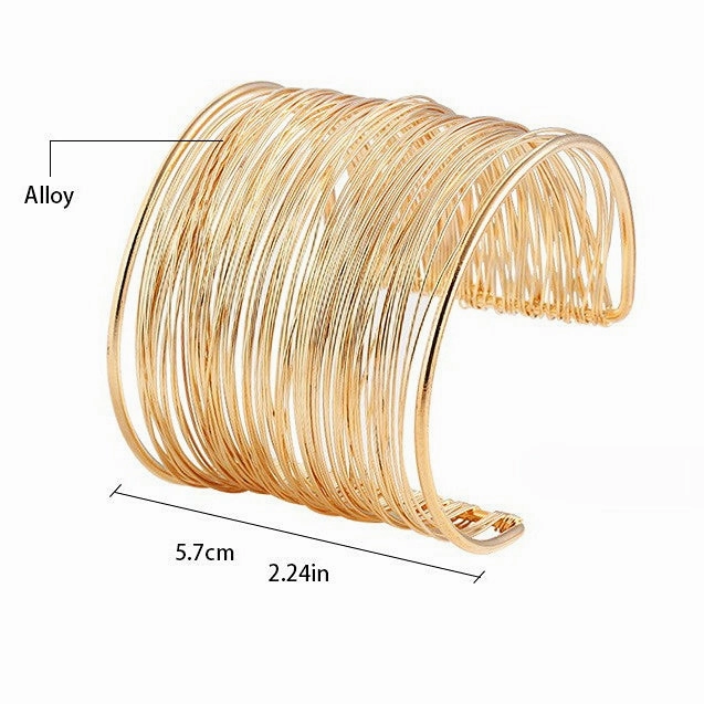 Wholesale Vintage Exaggerated Punk Alloy Bracelet