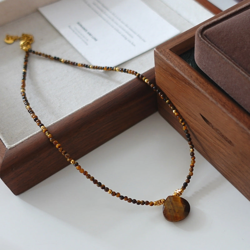 Wholesale Vintage Fashion Natural Stone Necklaces