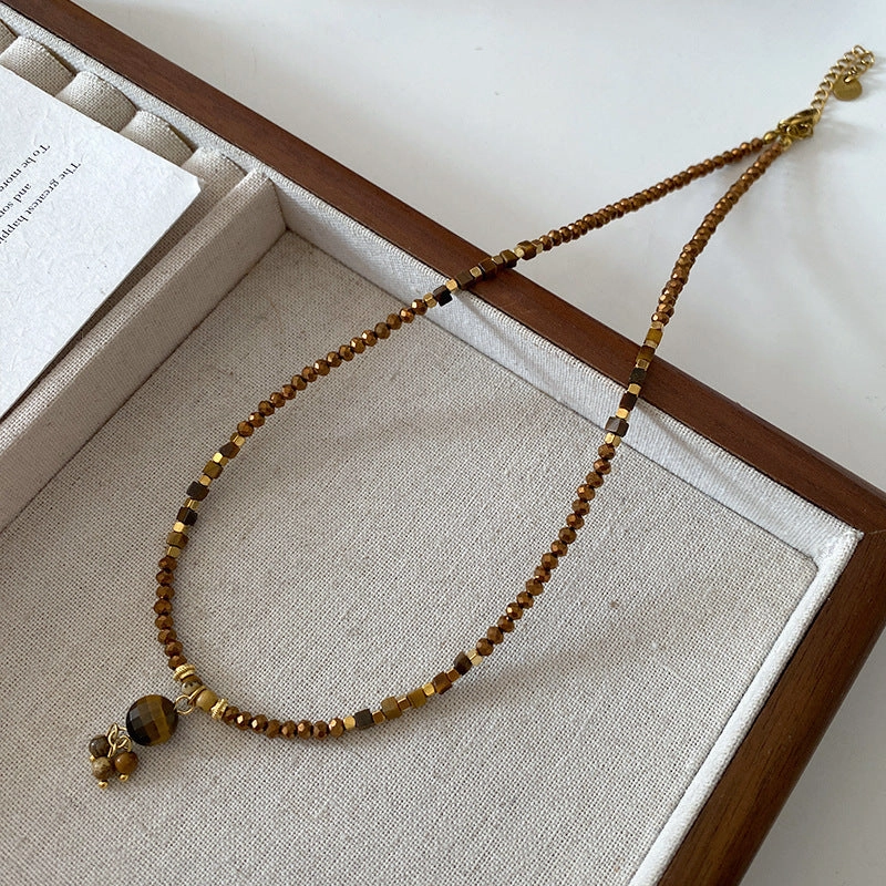 Wholesale Vintage Fashion Natural Stone Necklaces