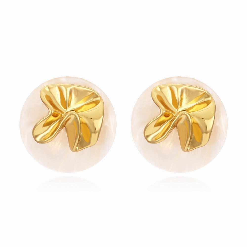 Wholesale Vintage Flower Alloy Ear Studs