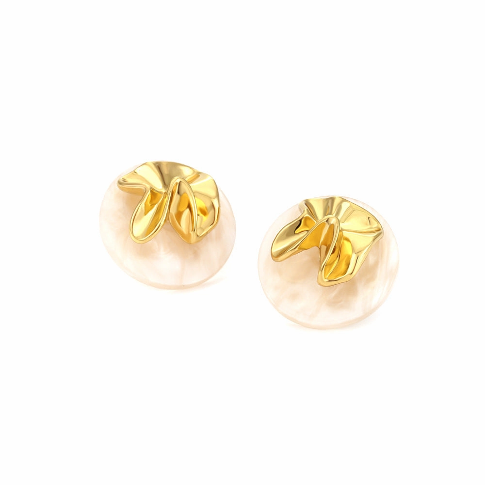 Wholesale Vintage Flower Alloy Ear Studs