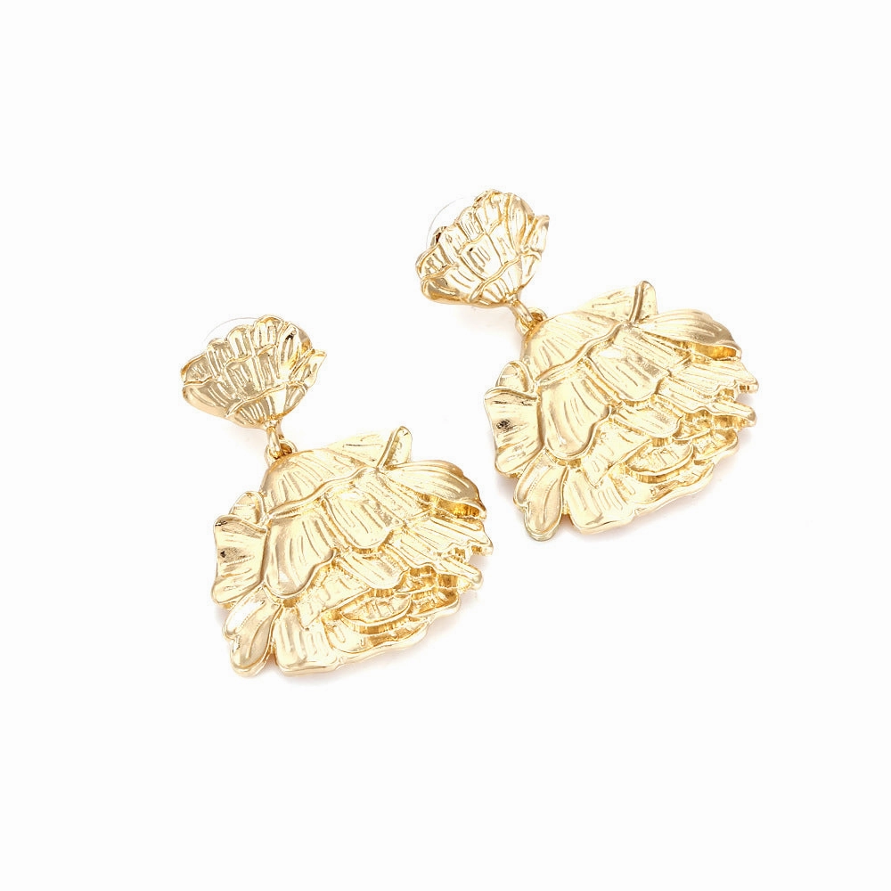 Wholesale Vintage Flower Alloy Earrings