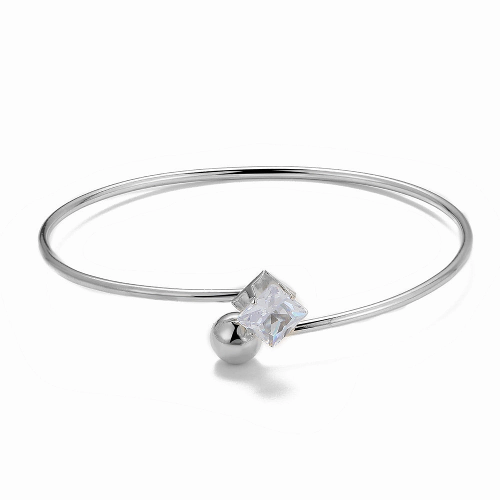 Wholesale Vintage Full Diamond Heart Alloy Bracelet