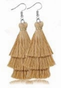 Wholesale Vintage Geometric Vines Wood Earrings
