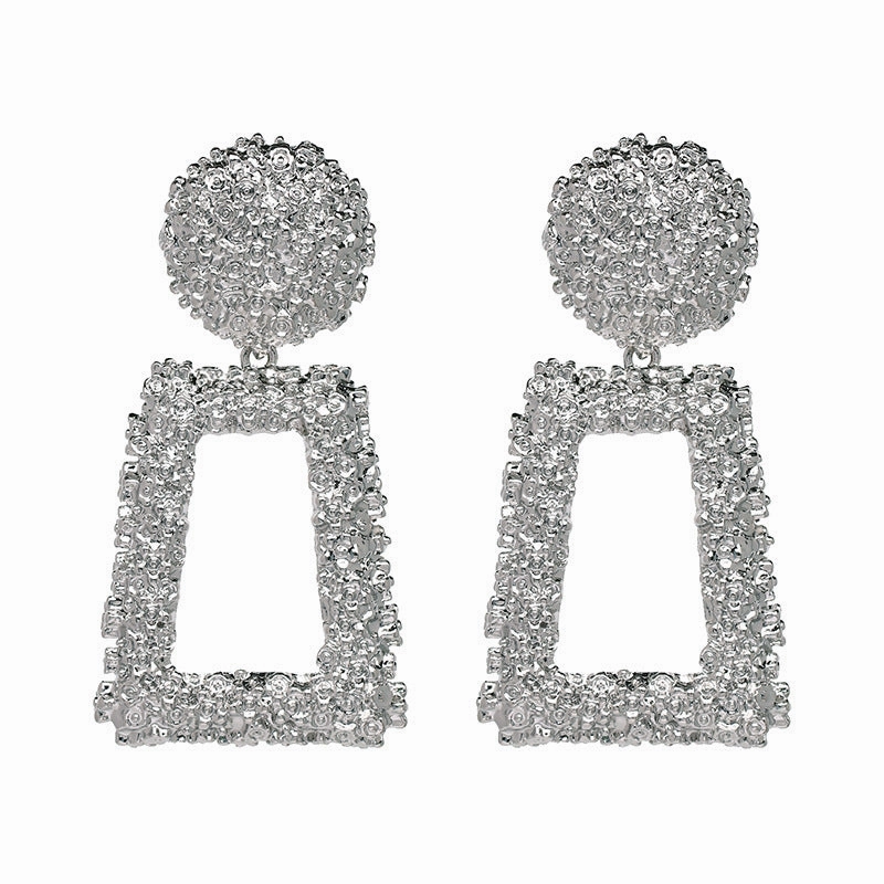 Wholesale Vintage Geometry Alloy Earrings