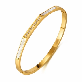 Wholesale Vintage gold-plated titanium steel bracelet