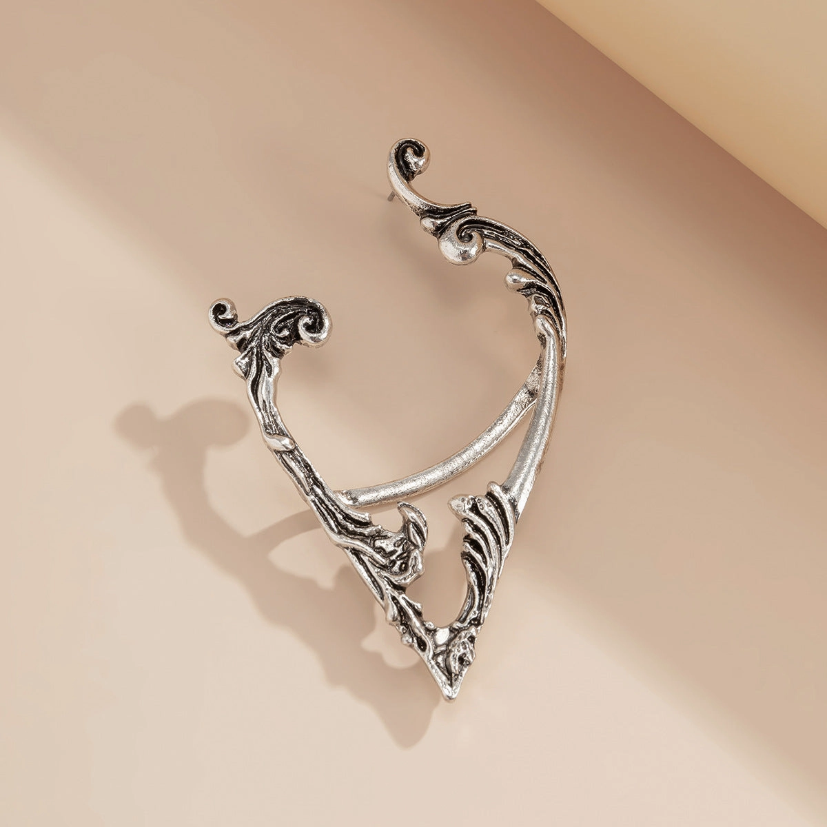 Wholesale Vintage Goth Theme Halloween Elf Alloy Earrings