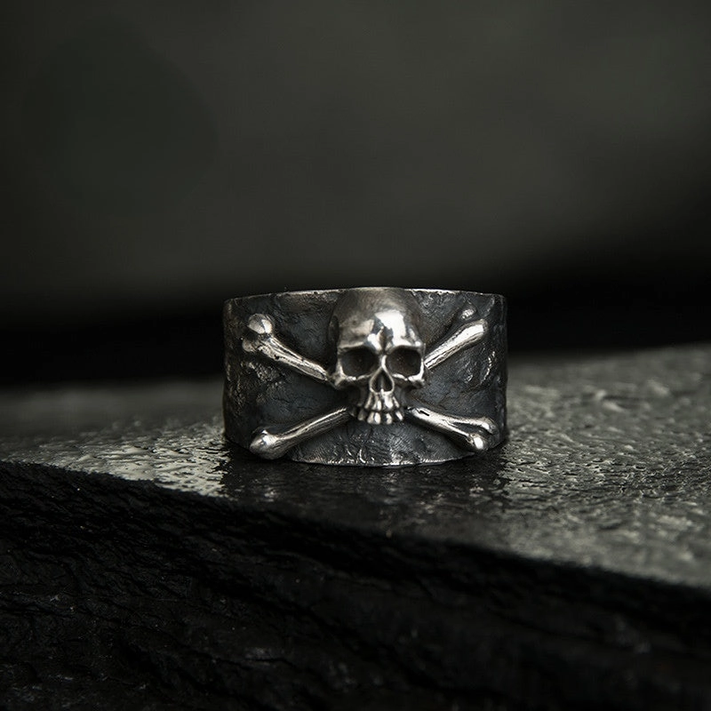 Wholesale Vintage Goth Theme Skull Alloy Rings