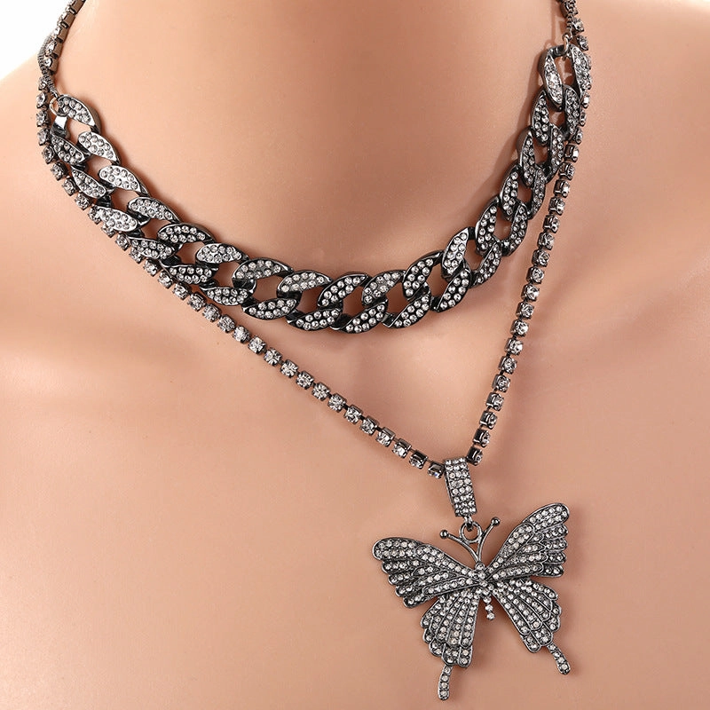 Wholesale Vintage Gothic Halloween Pendant Alloy Necklace