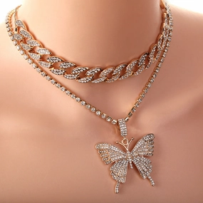 Wholesale Vintage Gothic Halloween Pendant Alloy Necklace