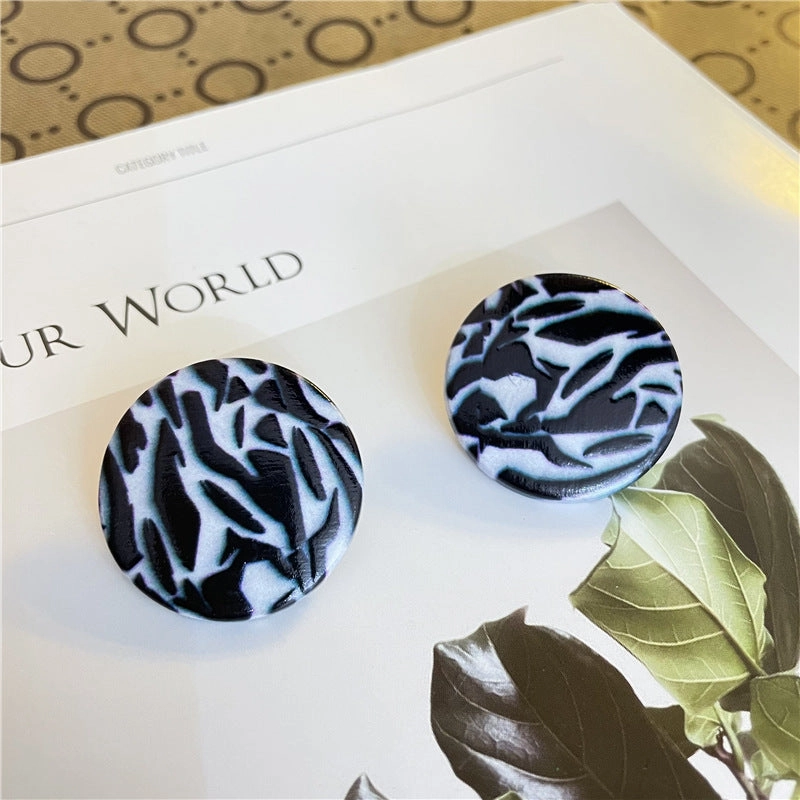 Wholesale Vintage Leopard Acrylic Earrings