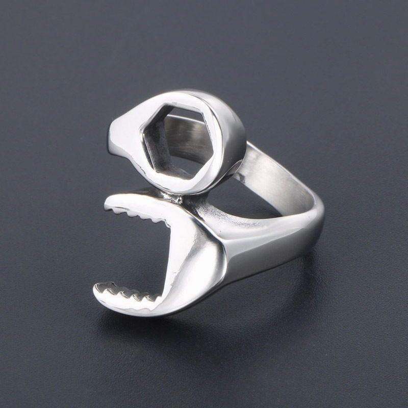 Wholesale Vintage Locomotive Wrench Metal Rings