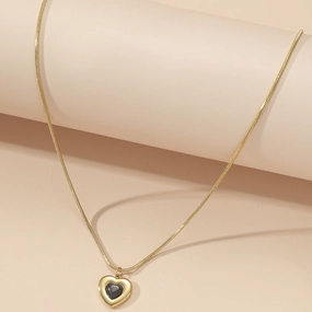 Wholesale Vintage Love Titanium Steel Necklace Clavicle Chain