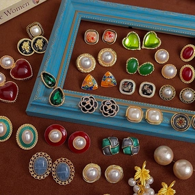 Wholesale Vintage Metal Earrings
