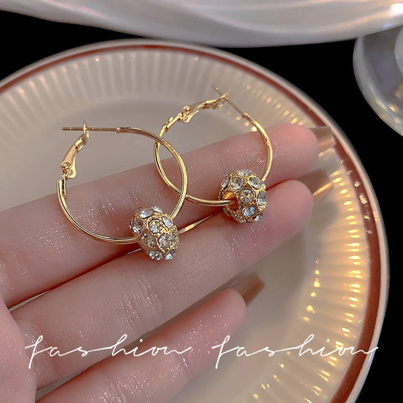 Wholesale Vintage Metal Exaggerated Earrings 925 Silver Pin Alloy Earrings