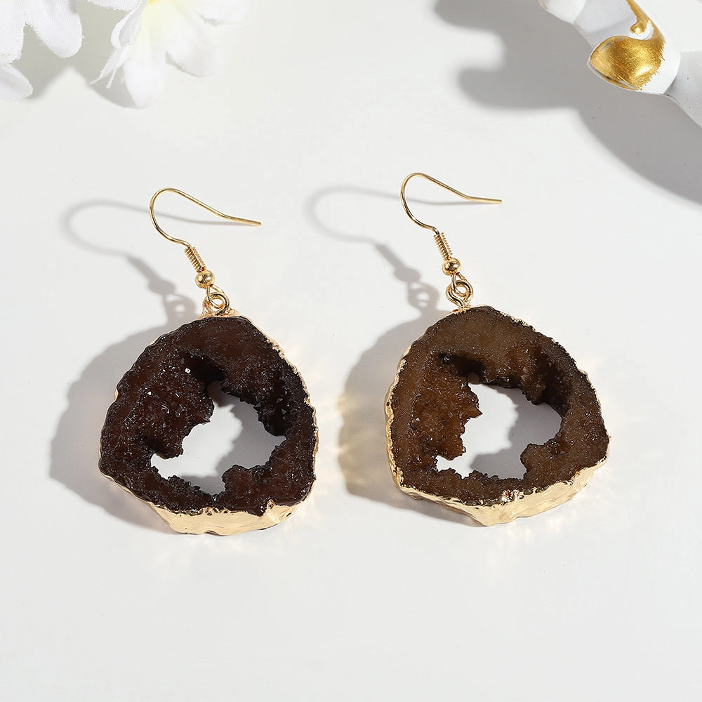 Wholesale Vintage Natural Stone Earrings