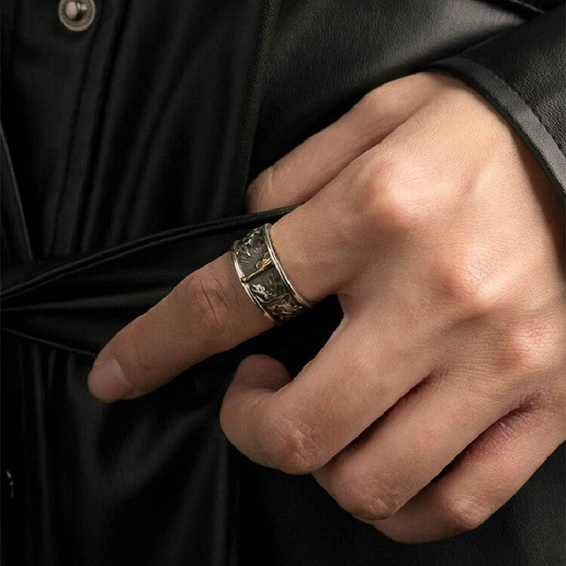 Wholesale Vintage Open Copper Mens Rings