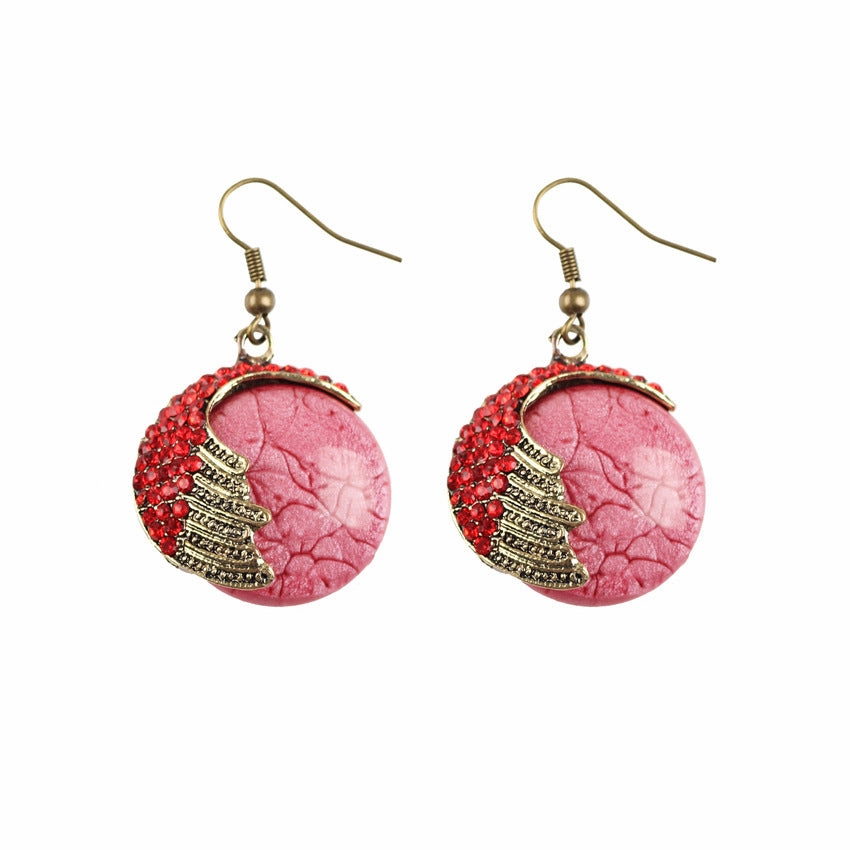 Wholesale Vintage Peacock Alloy Earrings