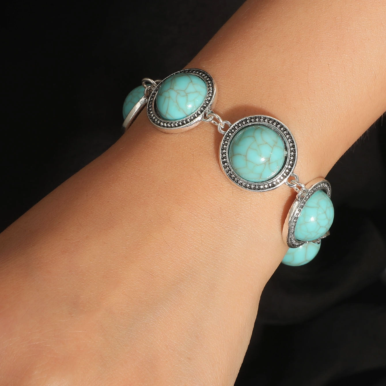 Wholesale Vintage Pearl Alloy Bracelet