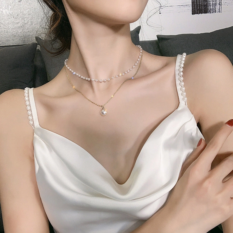 Wholesale Vintage Pearl Tassel Necklace
