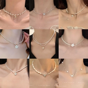 Wholesale Vintage Pearl Tassel Necklace