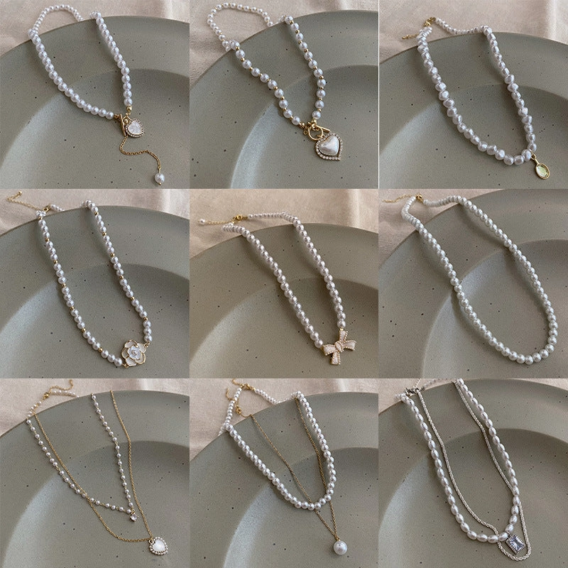 Wholesale Vintage Pearl Tassel Necklace