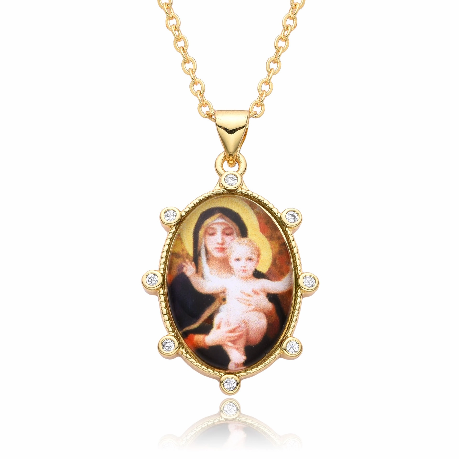 Wholesale Vintage Portrait Necklace